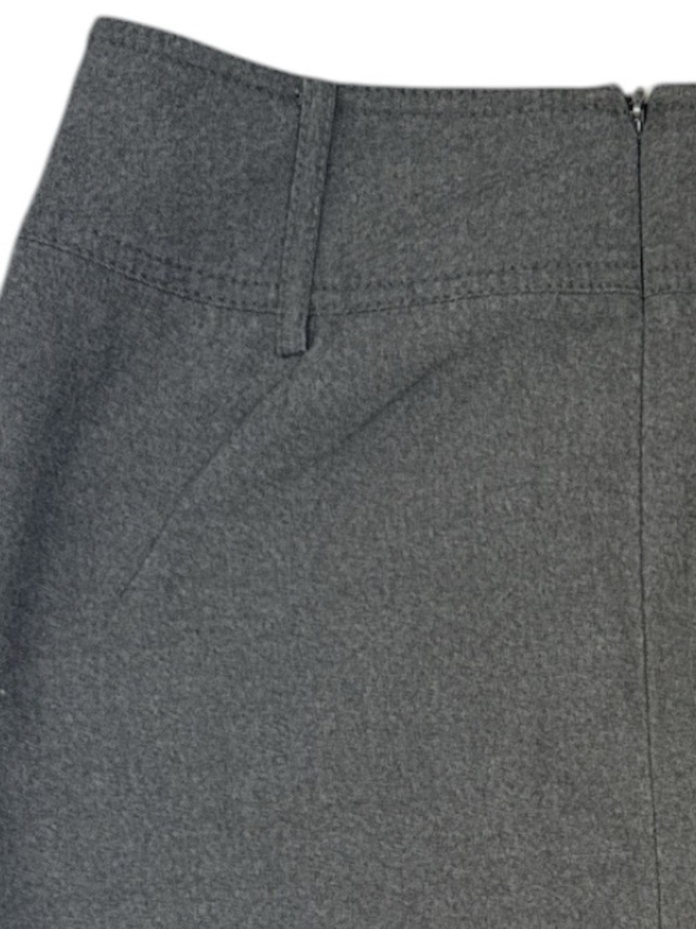 Vintage The Limited Stretch Y2K Gray Mini Skirt Size 6 Made in USA - Picture 8 of 14